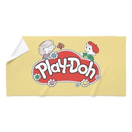 CafePress Play Doh: Blooming Garden 35"x70", Oversized, Soft Beach Towel