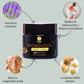 Pomada Eva Essence Bronquidol 100ml Jengibre Y Verbena Mentol