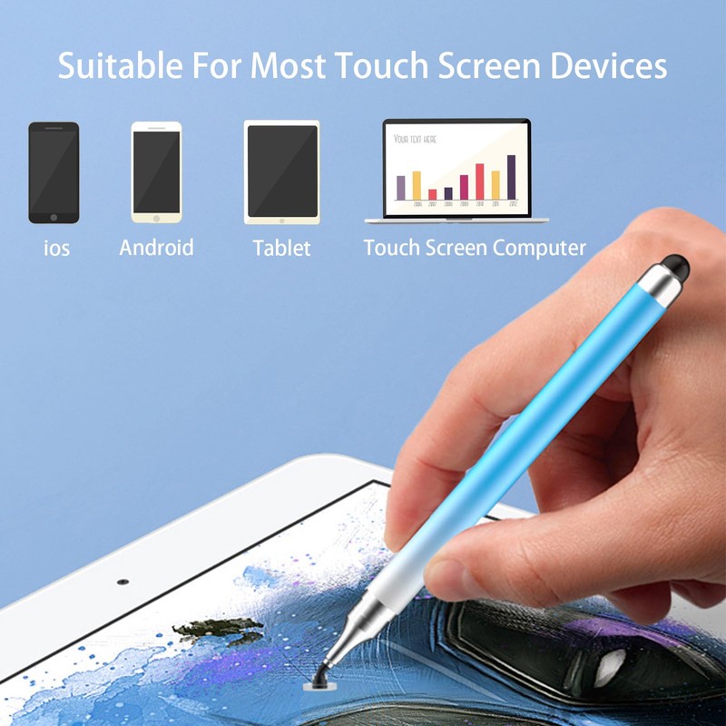 2 in 1 Stylus Pens for Touch Screens,4 Pack Gradient