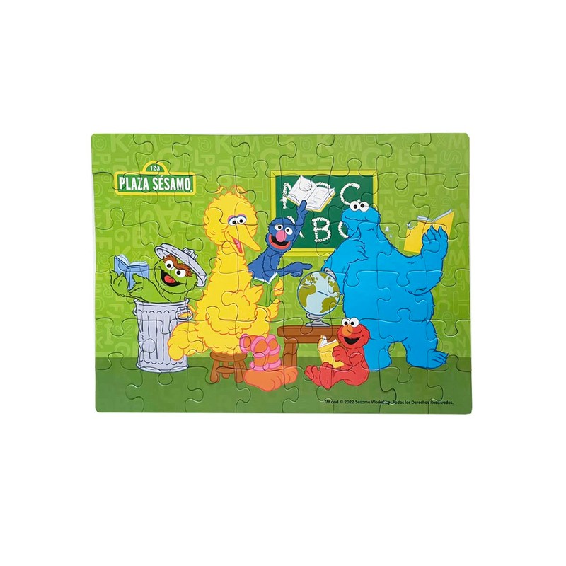 FLINK Rompecabezas Plaza Sesamo La Escuela 48 Piezas