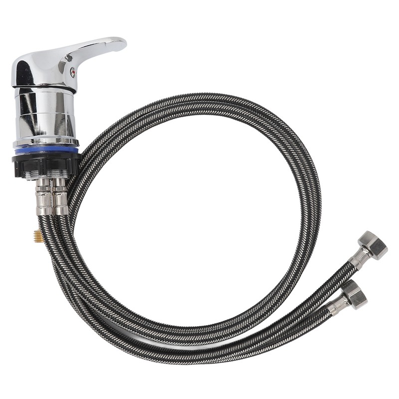 Shampoo Bowl Faucet Sprayer Kit 39.4in Hand Twist Faucet 47.2in