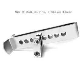 QWORK Bloqueo de embrague de freno antirrobo, herramienta de seguridad de protección de seguridad para coche, cerradura de freno de coche de acero inoxidable