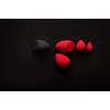 T4B KashŌki Raindrop Medium Red and Teardrop Makeup Sponge for