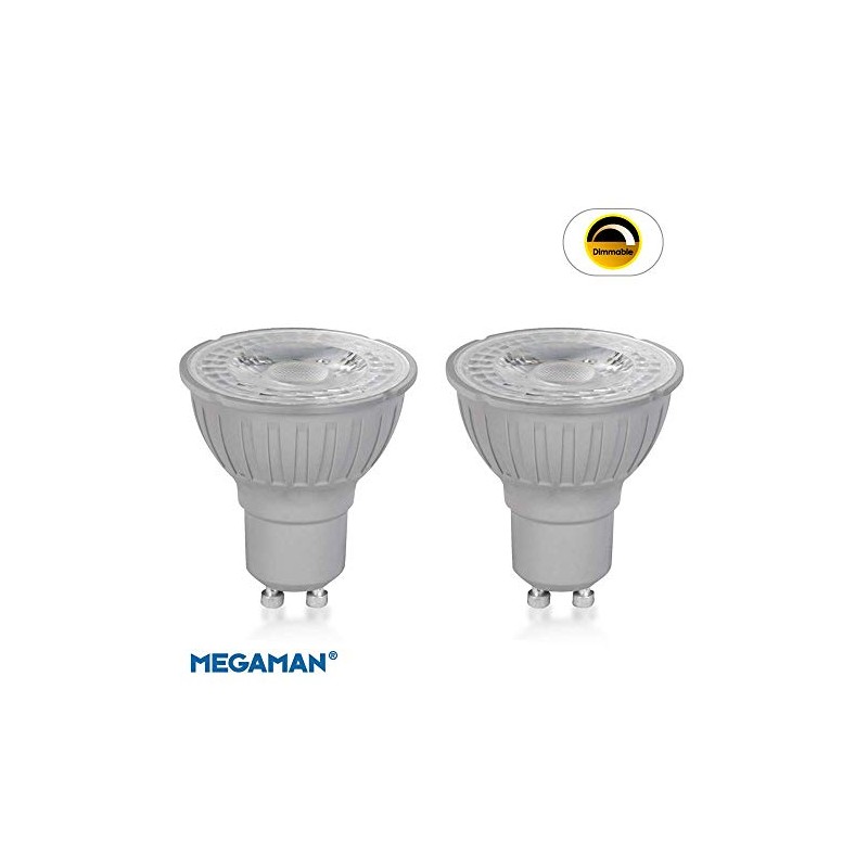 Megaman GU10 Reflector Dimmable LED Lamp, 5 Watt, 2800K Colour