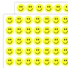 2000 Pack - 0.5" Smiling Happy Smile Face Stickers, Yellow