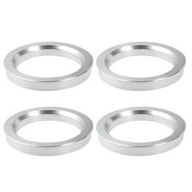 X AUTOHAUX 4pcs OD 72.6mm to ID 56.1mm Aluminium Alloy Car Hub Centric Rings