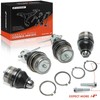 A-Premium Set of 4, Front Upper & Lower Ball Joints