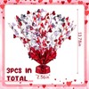 3 Pcs Valentines Table Centerpieces Heart Burst Centerpiece Valentine's Day