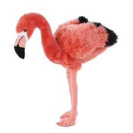 Teddys Rothenburg Cuddly Toy Flamingo Flaumi 46 cm Standing Pink Plush Flamingo Plush Bird