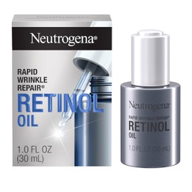 Neutrogena Rapid Wrinkle Repair Retinol Face Oil, Daily Anti-Aging Face Serum to Fight Fine Lines, Deep Wrinkles, & Dark Spots, 1.0 fl. oz