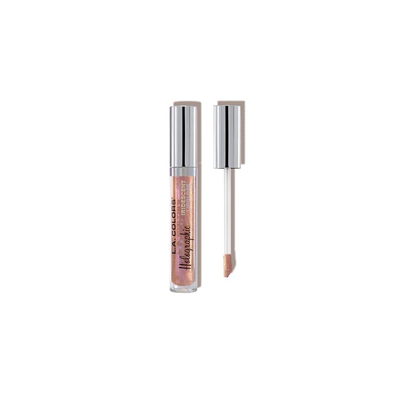 L.A. COLORS Holographic Iridescent Lipgloss, Glazed Donut CLG426