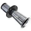 Silver chrome retro 12V air horn trumpet klaxon car cab