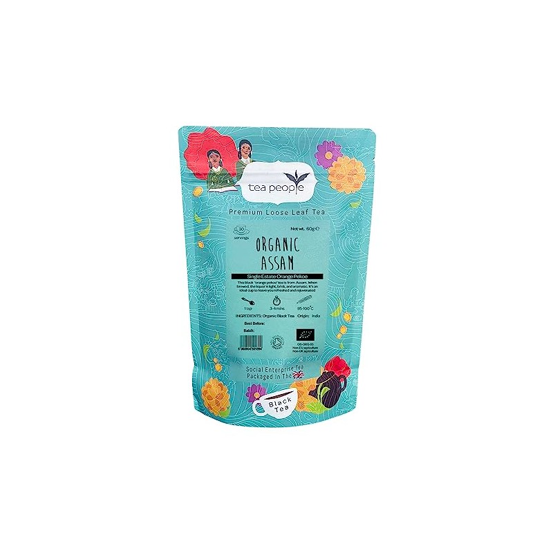 Tea People Organic Assam - 60g Retail Pack
