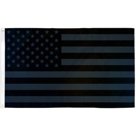USA Blackout Flag - 3x5ft Premium Polyester American Flag