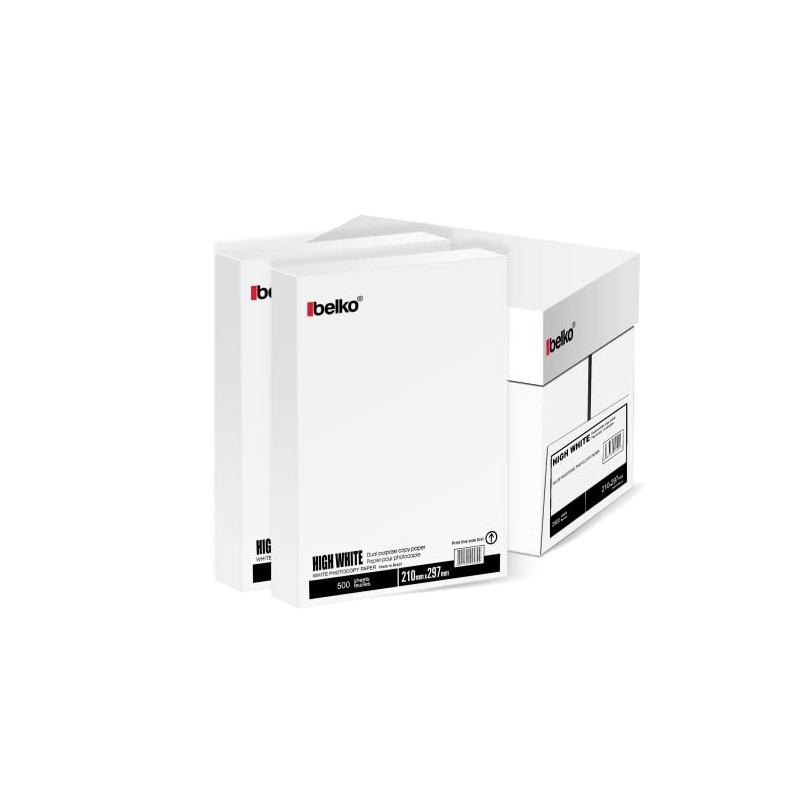 Printer Paper DIN A4, 75 g/m², 1000 Sheets, White -