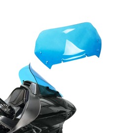 POWER JAMES 9.5", 25.0 mm Tall tranparent Lake Blue PMMA Acrylic Outer Fairing Windshield Windscreen Fits for Harley Davidson 2023-24 CVO Road Glide FLTRSE, 2024 Road Glide