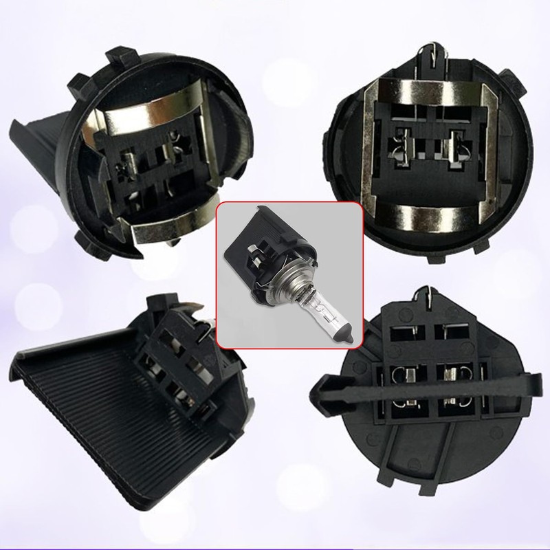 Paifeancodill 2Pcs H7 Headlight Bulb Socket Replacement 5K0941109 A9068260282 Compatible