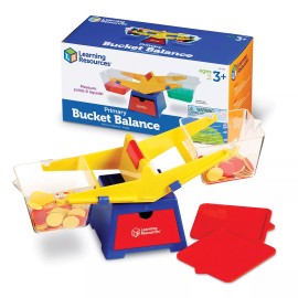 Learning Resources Multi Color Bucket Balance Scale for Kids STEM Learning and Measurement Tools