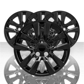 Auto Reflections Set of 4 16" 10 Spoke Wheel Gloss Black for Nissan Altima 2013-2018 - Gloss Black
