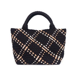 ORAD Women Tote Bag Large Neoprene Tote Bag Fashion Woven Bag Neoprene Tote Handbag Roomy Shoulder Bags for Beach, Gym, Trave