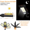NUNET 2 Pack 120 LED Solar Security Lights Outdoor, Motion