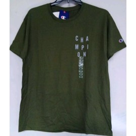 Champion Men's Classic Graphic Tee shirt Small Olive green T