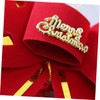 Levemolo 10pcs Christmas Bell Ornaments Large Bowknot Design Xmas Tree