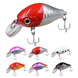 Senvenelec 6 Big Fish Colorful Slow Sea Fishing Bionic Bait Artificial Lure Crank Fish