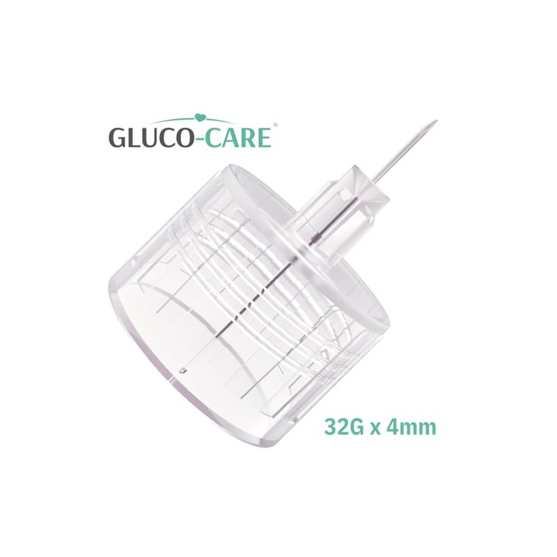 GLUCO-CARE Pen Tips 32G x 4mm (5/32’’) – Ultra-Thin Tip