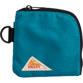 Kelti 3259272025 SQUARE COIN CASE 2 Coin Purse, Money Storage, Card Storage, Turquoise, One size
