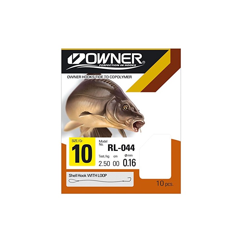 Balzer Owner Haken - Karpfen, schwarz (RL-044), Gr.6