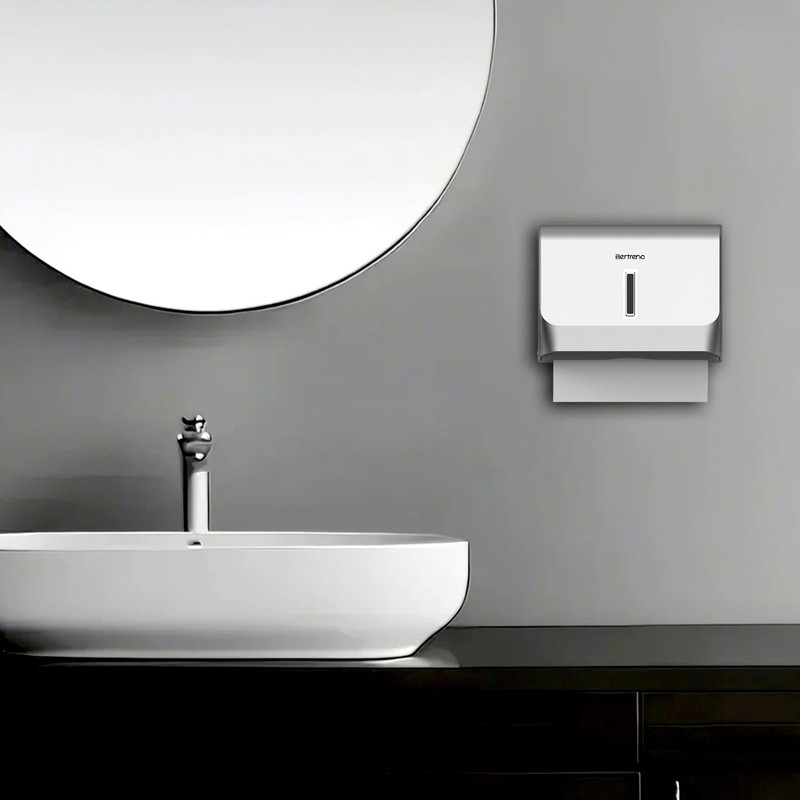 Bertreno Commercial Paper Towel Dispenser Wall Mounted C-fold Hand Towel