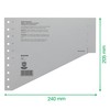 Leitz 16510085 Trennblatt, A4, gestaffelt, Karton, grau