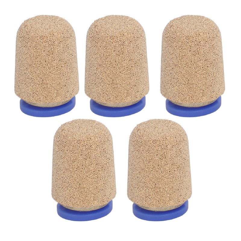 5Pcs Brass Pneumatic Exhaust Muffler Silencer Impact Resistant Efficient Noise