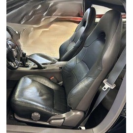 Durafit Seat Covers, Made to fit 1999-2003 Celica Bucket Seat Covers Made in Black Leatherette