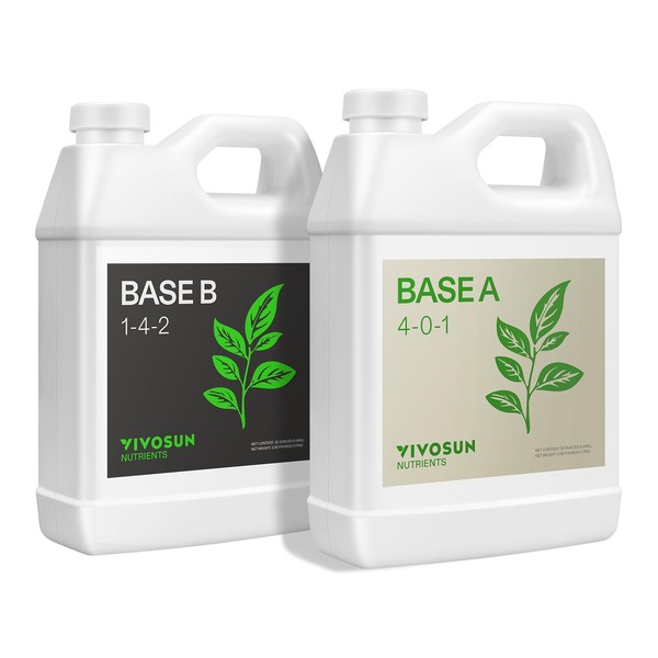 VIVOSUN Liquid Nutrients Base A & B Bundle, Grow Big