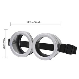 DSKOBT Vintage Steampunk Goggles Glasses Round Cartoon Costume For Cosplay (Glasses)