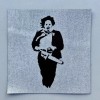 Punk Rock Texas Chainsaw Leatherface Cloth Patch Horror Movie Approx 4" X 4" (CP297)