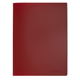 Q-Connect Polypropylene Display Book 40 Pocket Red KF01258