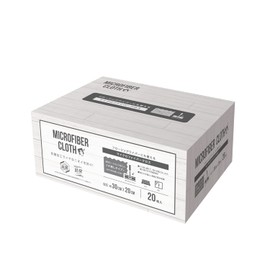 Strix Design SB-088 Microfiber Cloth, 20 Pieces, White, Approx. 7.9 x 11.8 inches (20 x 30 cm), Microfiber Cloth, Can Also Be Used as Flooring Wipers, Water Absorbent, Antibacterial, Odor Resistant