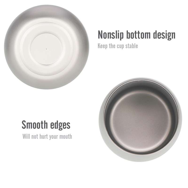 120ml Ultralight Titanium Double Wall Insulated Water Cup Tea Cup