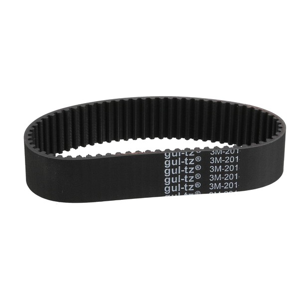 sourcing map HTD3M 67 Teeth Motor Timing Belt Rubber 201