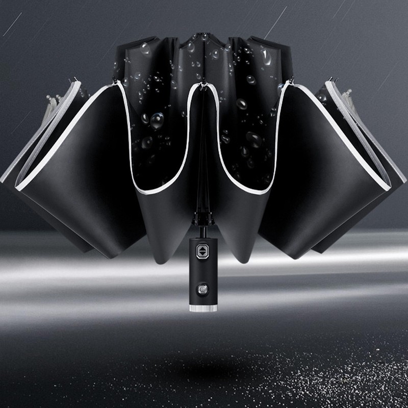 Travel Umbrella, Compact, Windproof, Reverse folding design, Increase and thicken