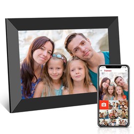 TEKXDD WiFi Portaretratos Digital, 10.1 Pulgadas Marco de Fotos Digital para Pantalla Táctil HD IPS, Smart Marco de Fotos Digital Rotación Automática, Ver y Compartir Fotos con Aplicación (16GB)