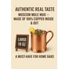 JYPR Large 18 oz, Moscow Mule Copper Mug | Solid