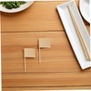 FELTECHELECTR 200pcs Brown Toothpick Flags: Cupcake Picks for Appetizers Desserts