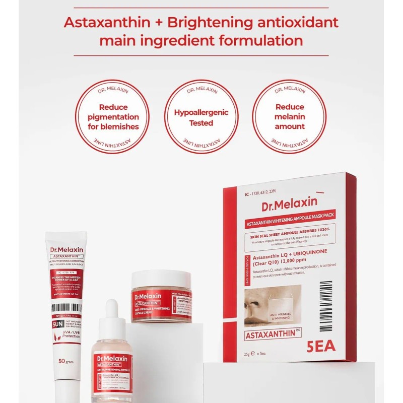 Melaxin Crema Solar Astaxanthin Antipecas 50ml
