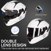 ILM Motorcycle Helmets with Built in Bluetooth Full Face Casco