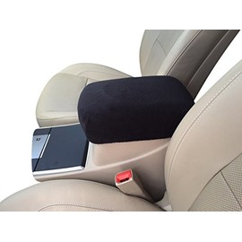 Auto Console Covers- Compatible with The Lincoln MKS 2009-2016 Center Console Armrest Cover Waterproof Neoprene Fabric – Black