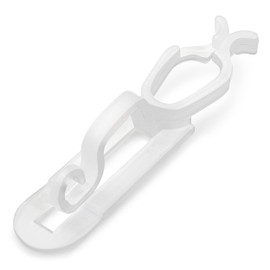 HLO Lighting Christmas Light Clip | All in One Plus | Use with C9, C7, and LED Mini Lights | Christmas Light Hangers for Gutters | 100 Pack